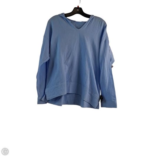 Top Long Sleeve Basic By J. Jill In Blue, Size: Xs