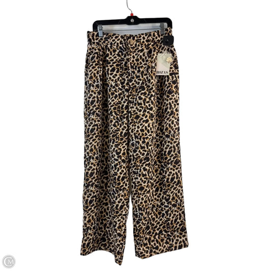 Pants Wide Leg By Clothes Mentor In Animal Print, Size: 12