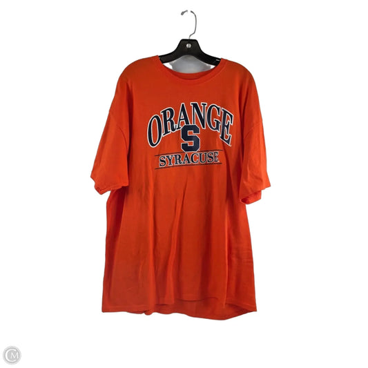 Athletic Top Short Sleeve By Clothes Mentor In Orange, Size: 2x