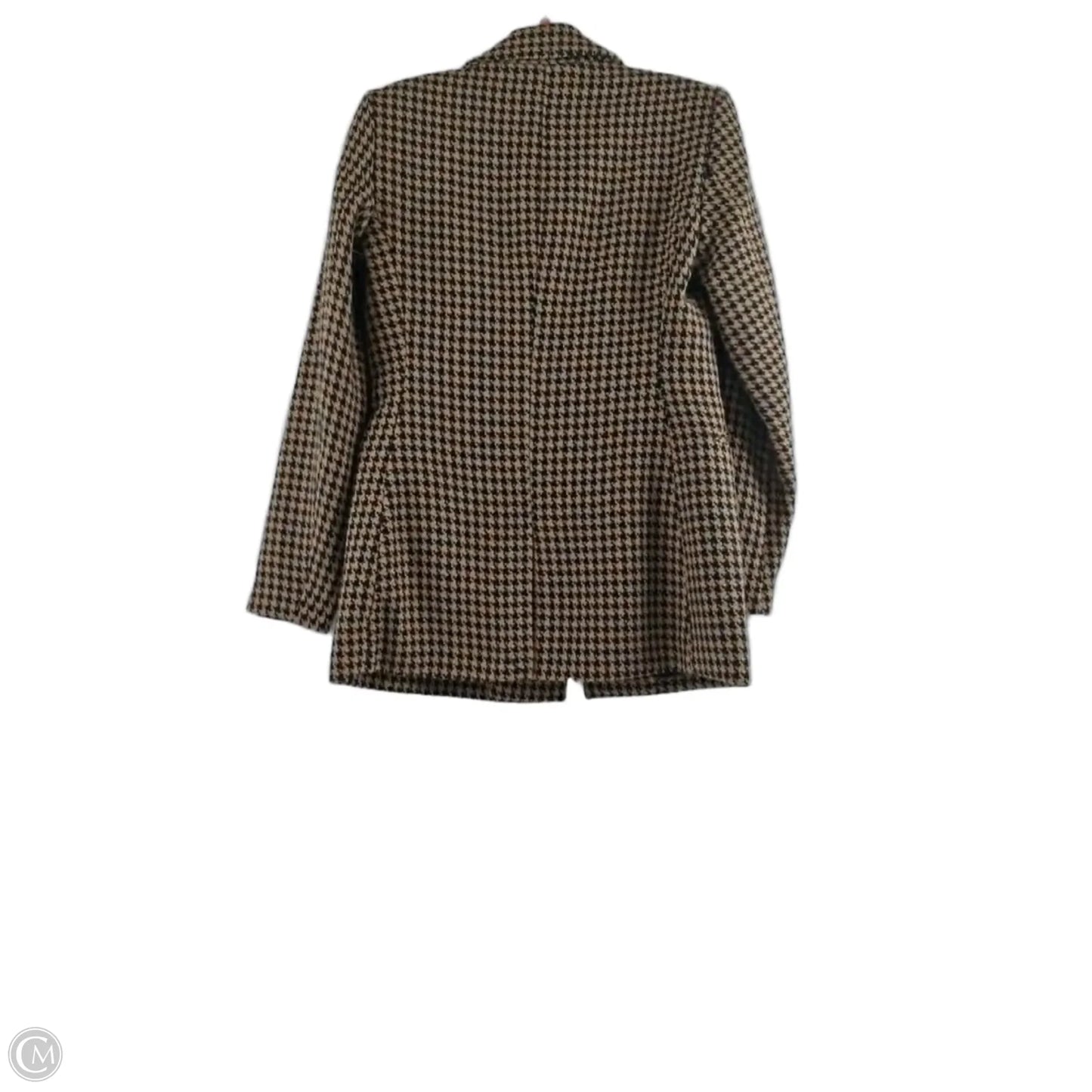 Blazer By Nine West Apparel In Black & Tan, Size: Xs