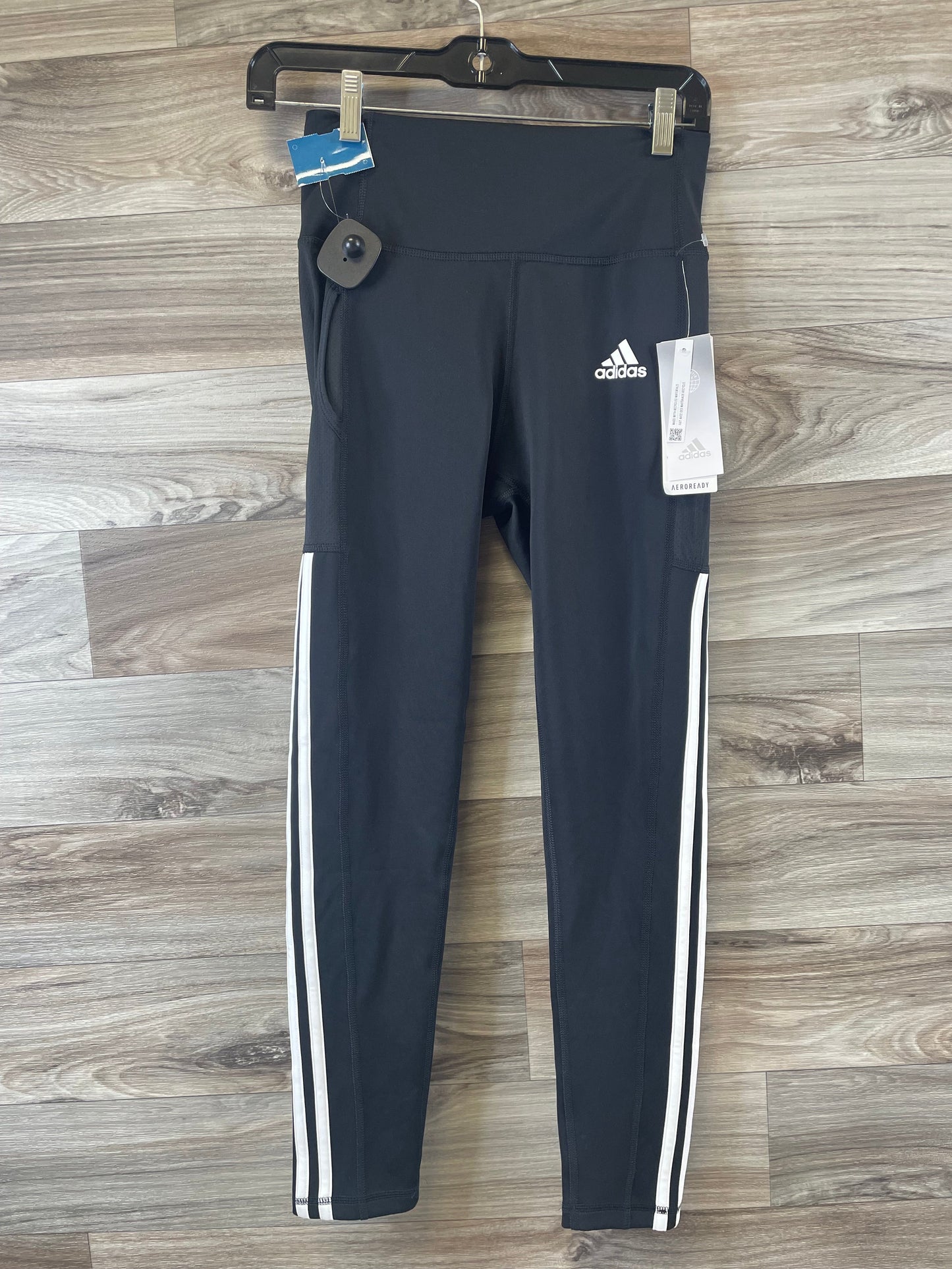 Athletic Leggings Capris By Adidas In Black, Size: S