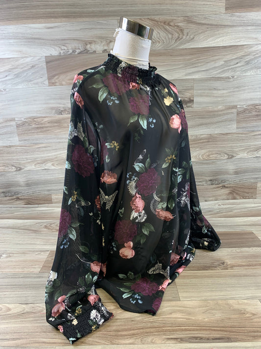 Top Long Sleeve By Torrid In Floral Print, Size: 2x