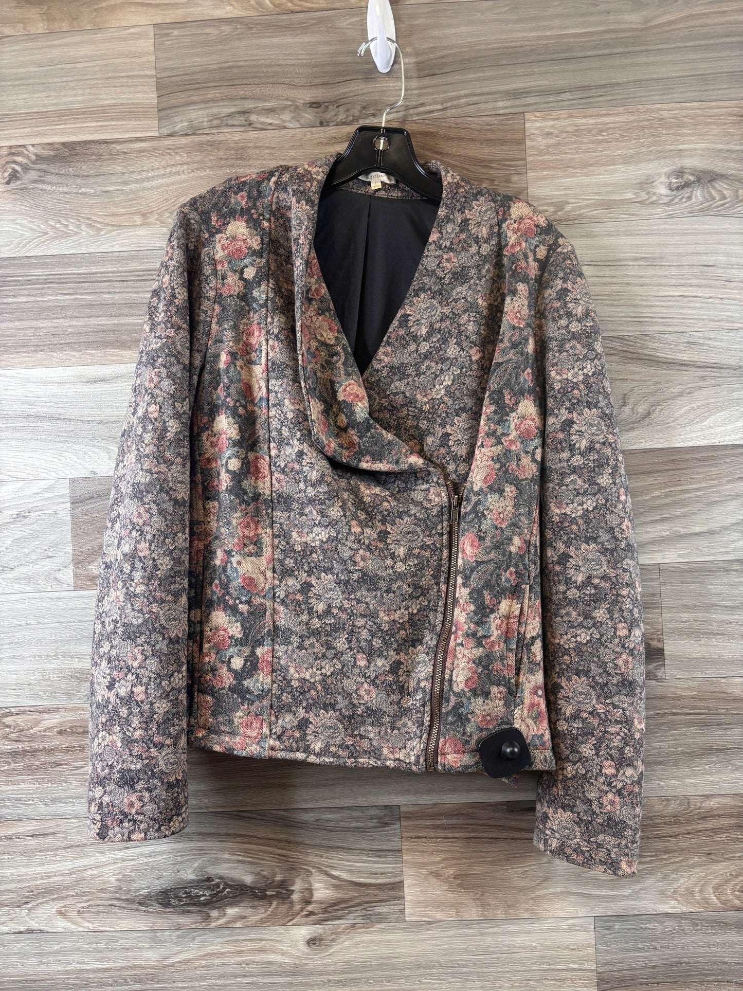 Blazer By Mystree In Floral Print, Size: L