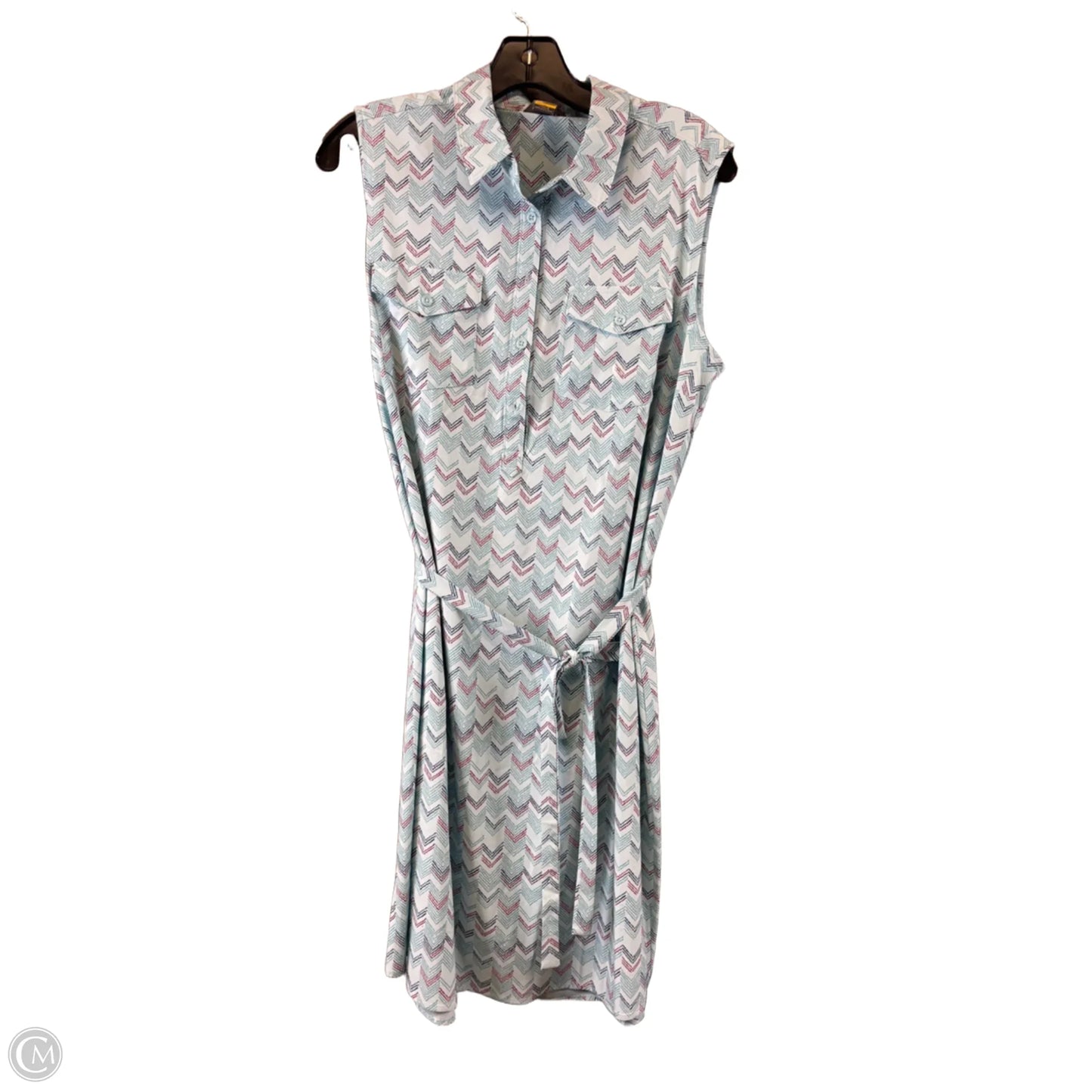 Athletic Dress By Eddie Bauer In Blue, Size: L