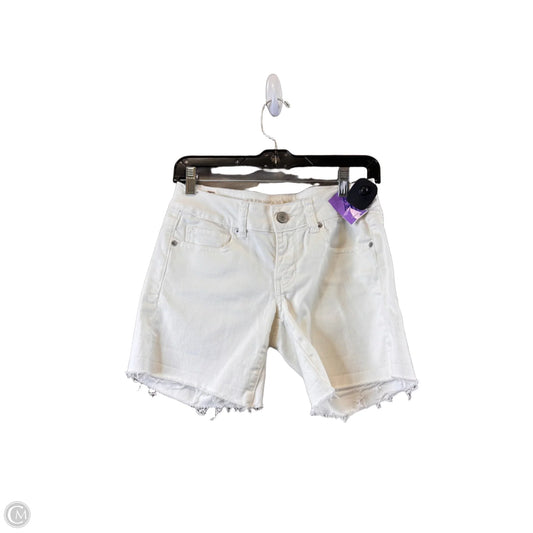 Shorts By American Eagle In White Denim, Size: 4