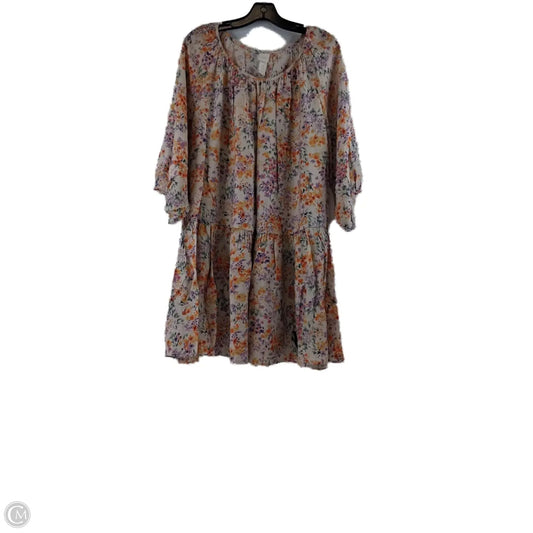 Dress Casual Short By H&m In Floral Print, Size: S