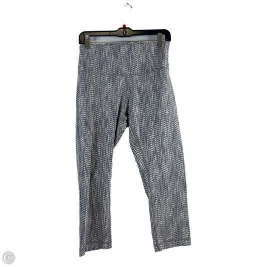 Athletic Leggings Capris By Lululemon In Grey, Size: M