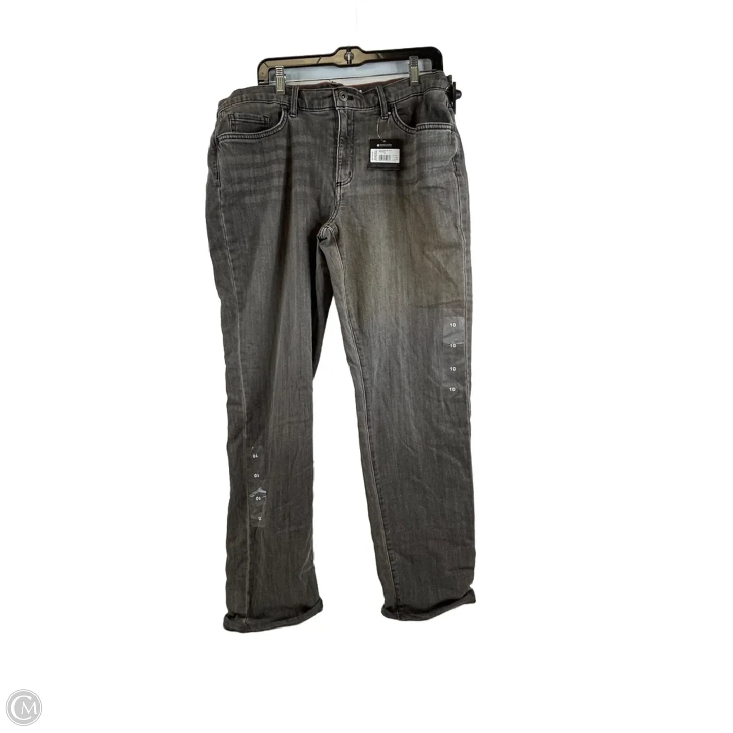 Jeans Boyfriend By Eddie Bauer In Grey Denim, Size: 10