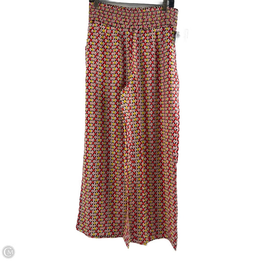 Pants Wide Leg By Maeve In Orange & Pink, Size: 8