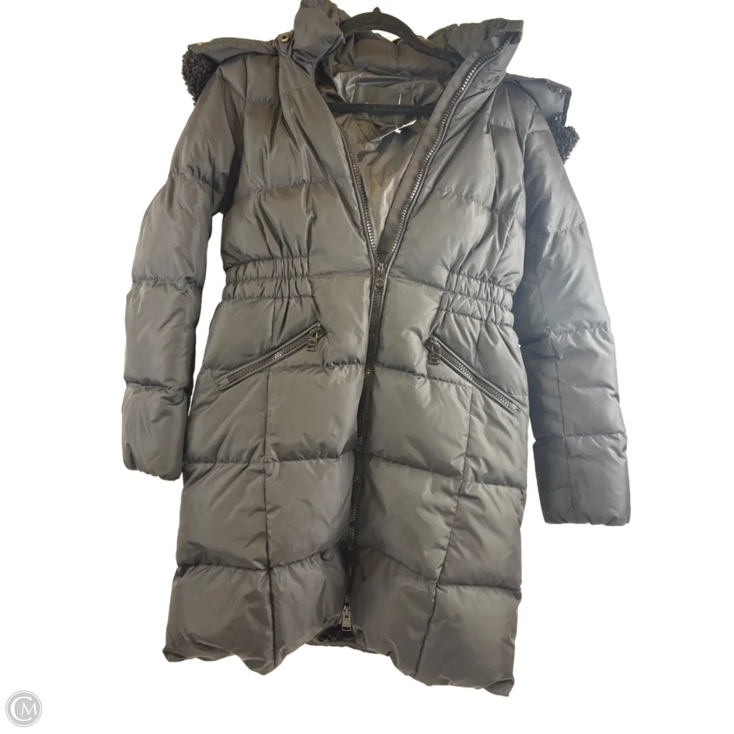 Coat Designer By Coach In Black, Size: S