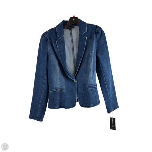 Blazer By Inc In Blue Denim, Size: M