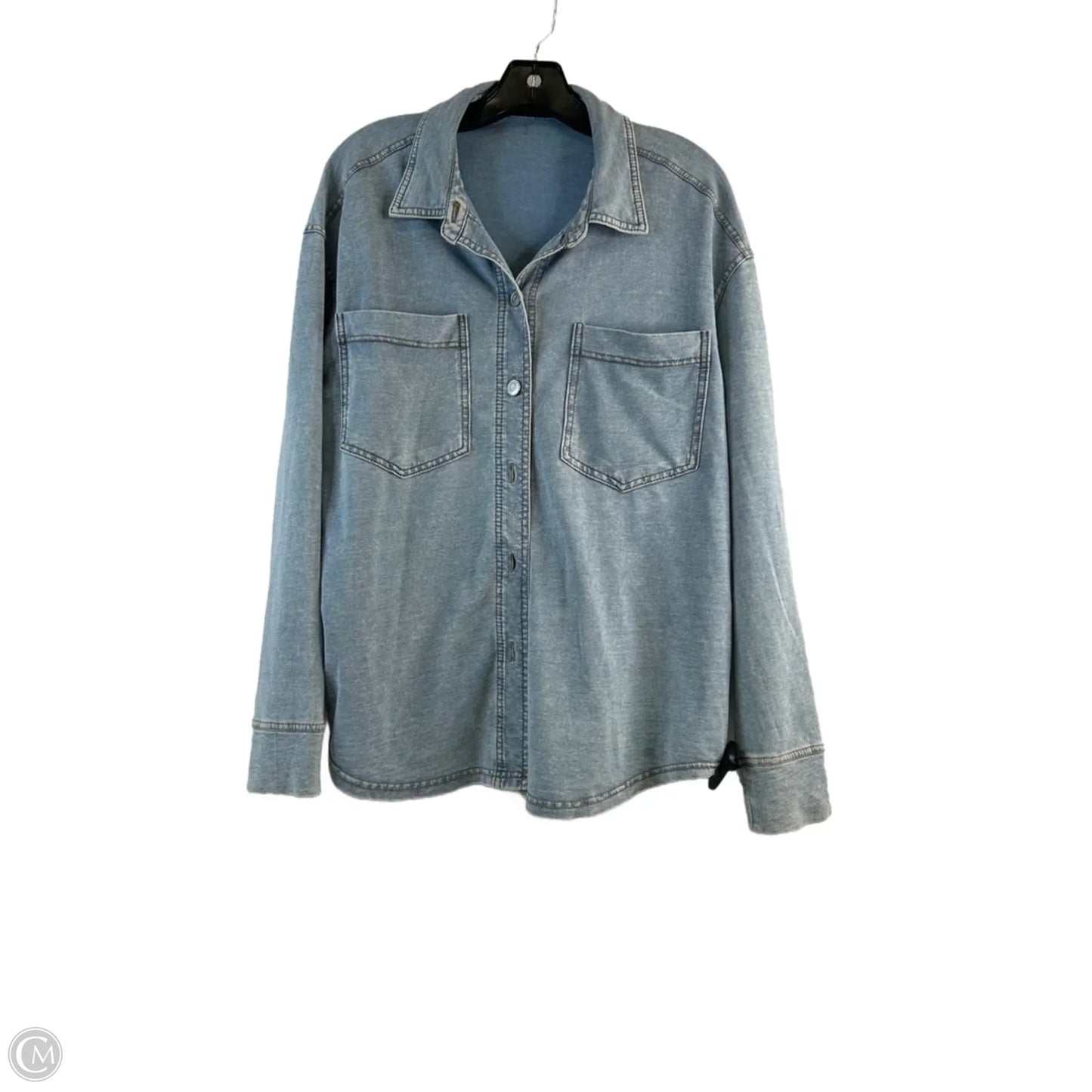 Lounge Set Pants By Jane And Delancey In Blue Denim, Size: M