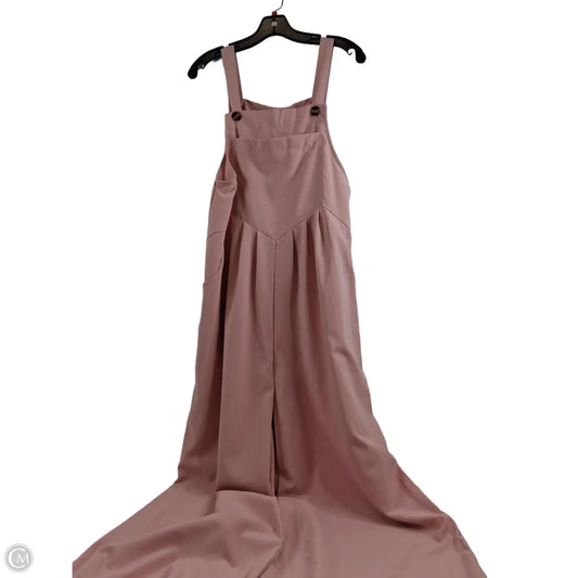 Overalls By Clothes Mentor In Pink, Size: L