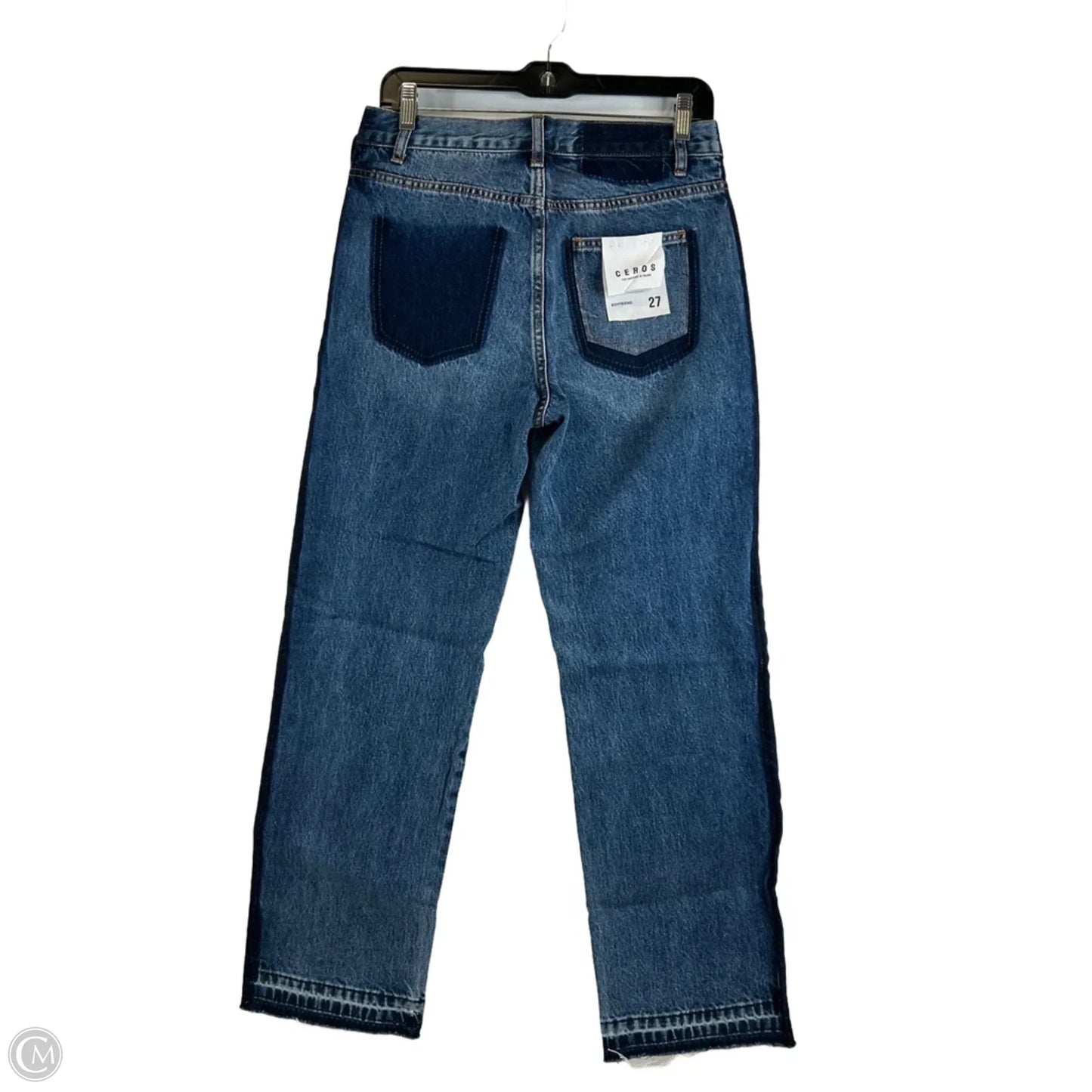 Jeans Straight By Clothes Mentor In Blue Denim, Size: 4
