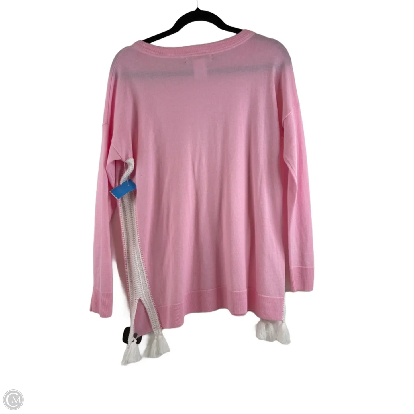 Sweater Designer By Lilly Pulitzer In Pink & White, Size: Xs