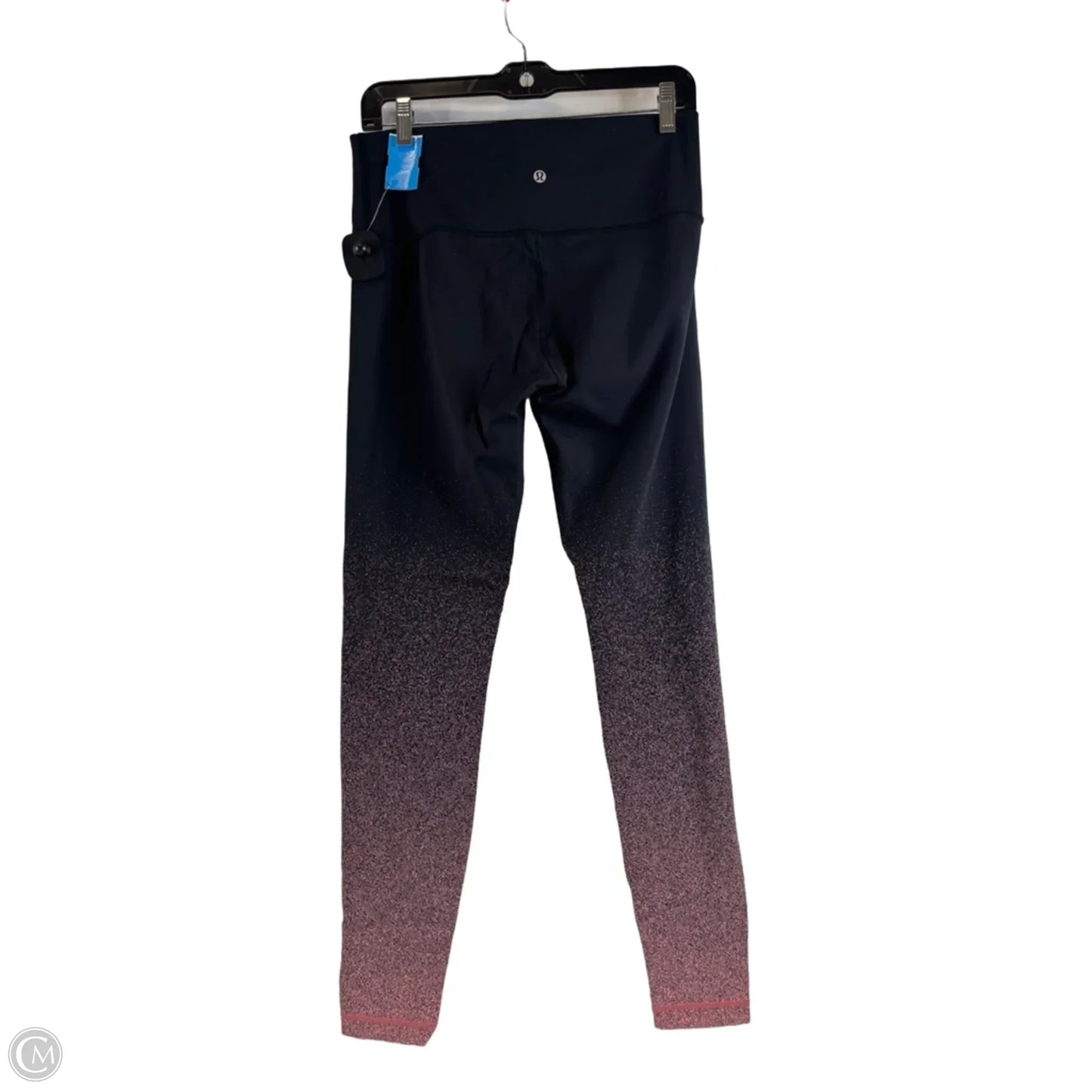 Athletic Leggings By Lululemon In Black & Pink, Size: 10