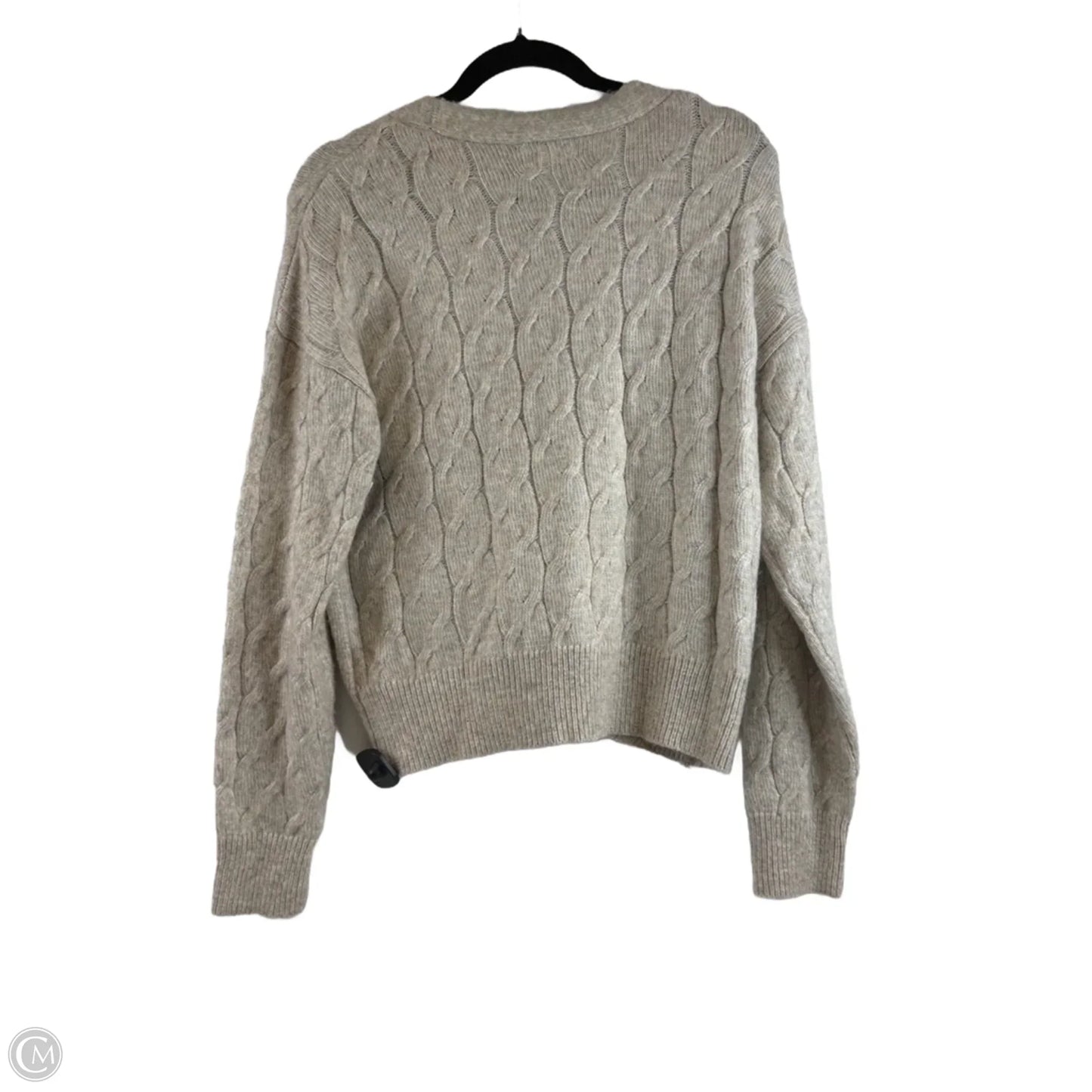 Sweater Cardigan By Jessica Simpson In Beige, Size: S