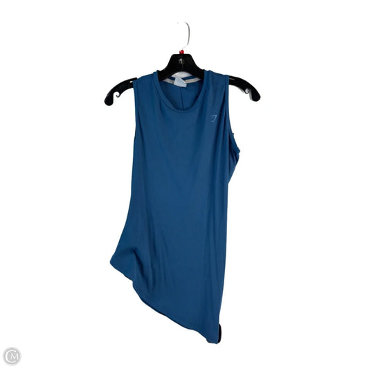 Athletic Tank Top By Gym Shark In Blue, Size: M
