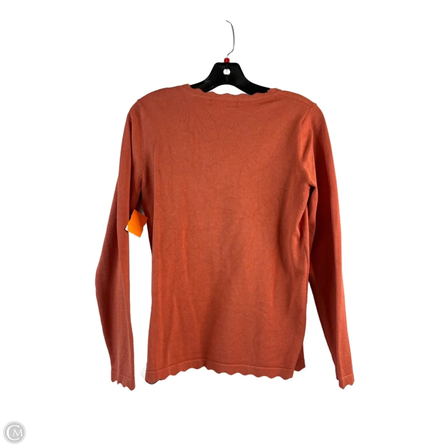 Top Long Sleeve Basic By Grace Karin In Orange, Size: S