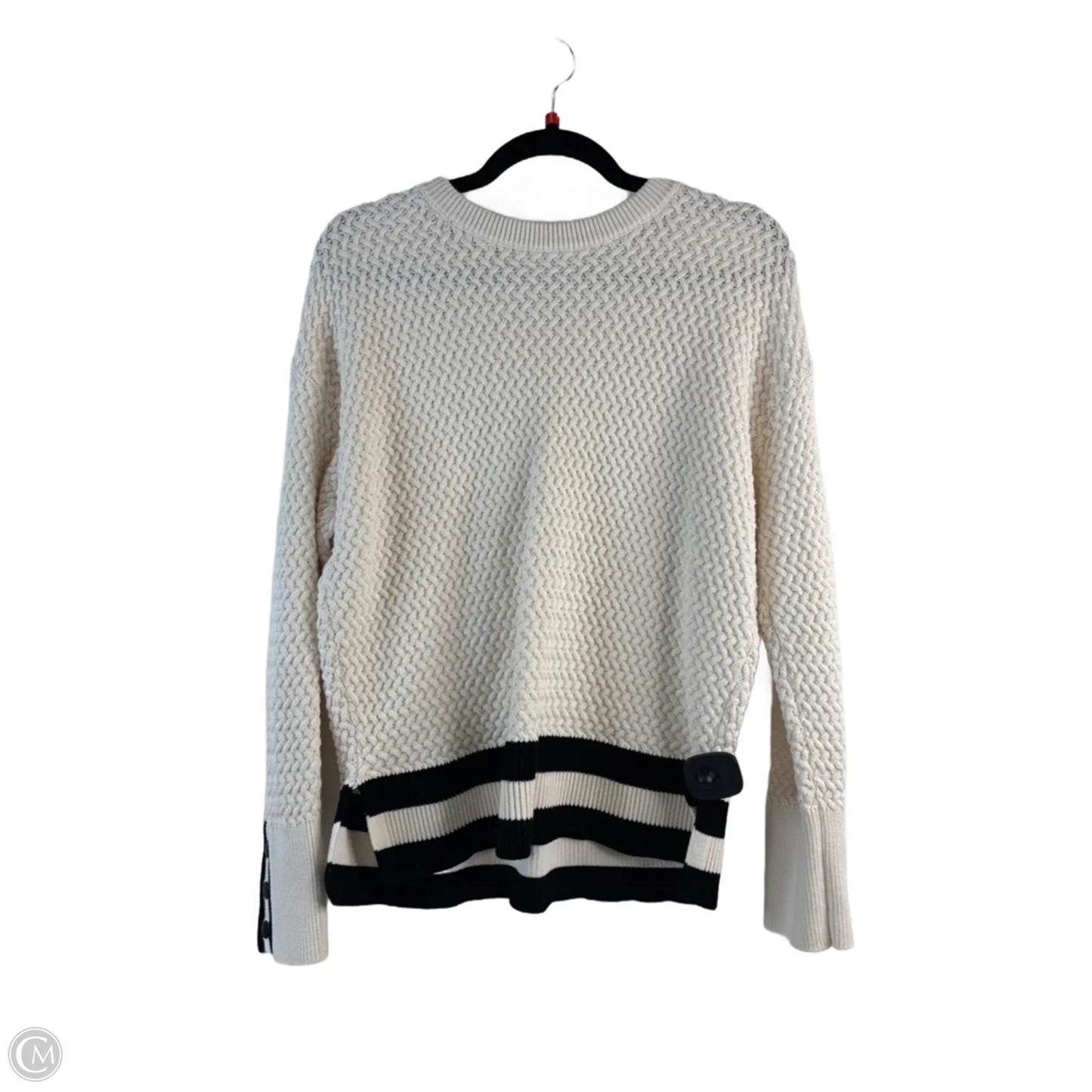 Sweater By Lou And Grey In Black & White, Size: S