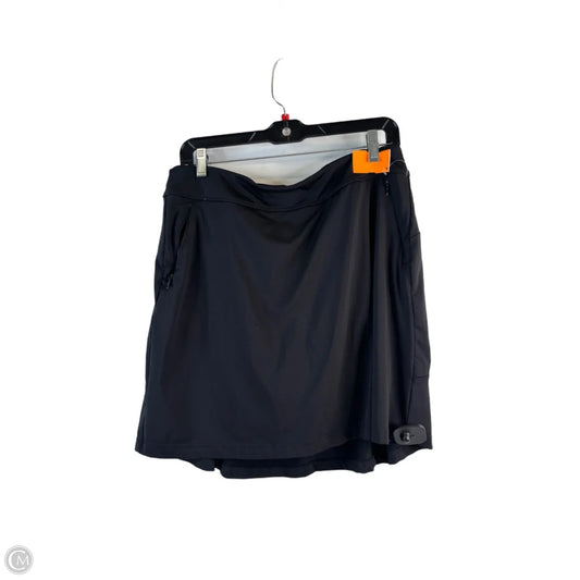 Athletic Skort By Greg Norman In Black, Size: 8