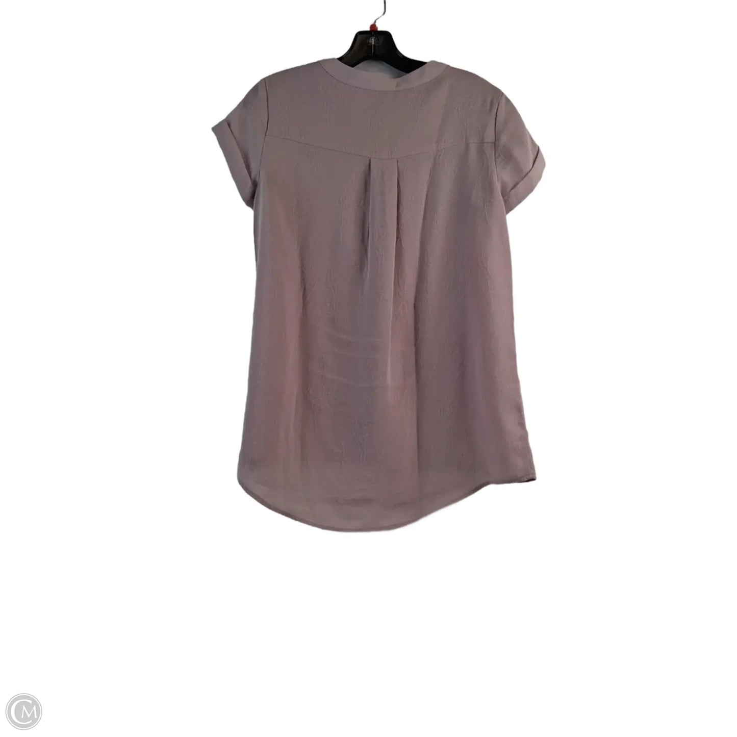 Top Short Sleeve By Simply Vera In Pink, Size: S