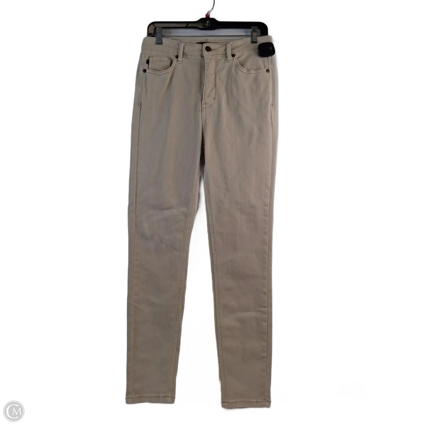 Jeans Skinny By Judy Blue In Tan, Size: 8
