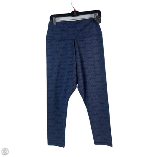 Athletic Leggings By Clothes Mentor In Blue, Size: L