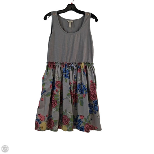 Dress Casual Midi By Matilda Jane In Grey & Pink, Size: M