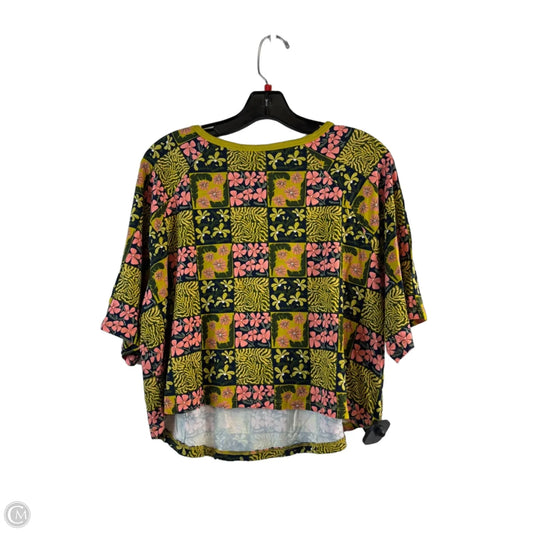 Top Short Sleeve By Target In Blue & Green, Size: M