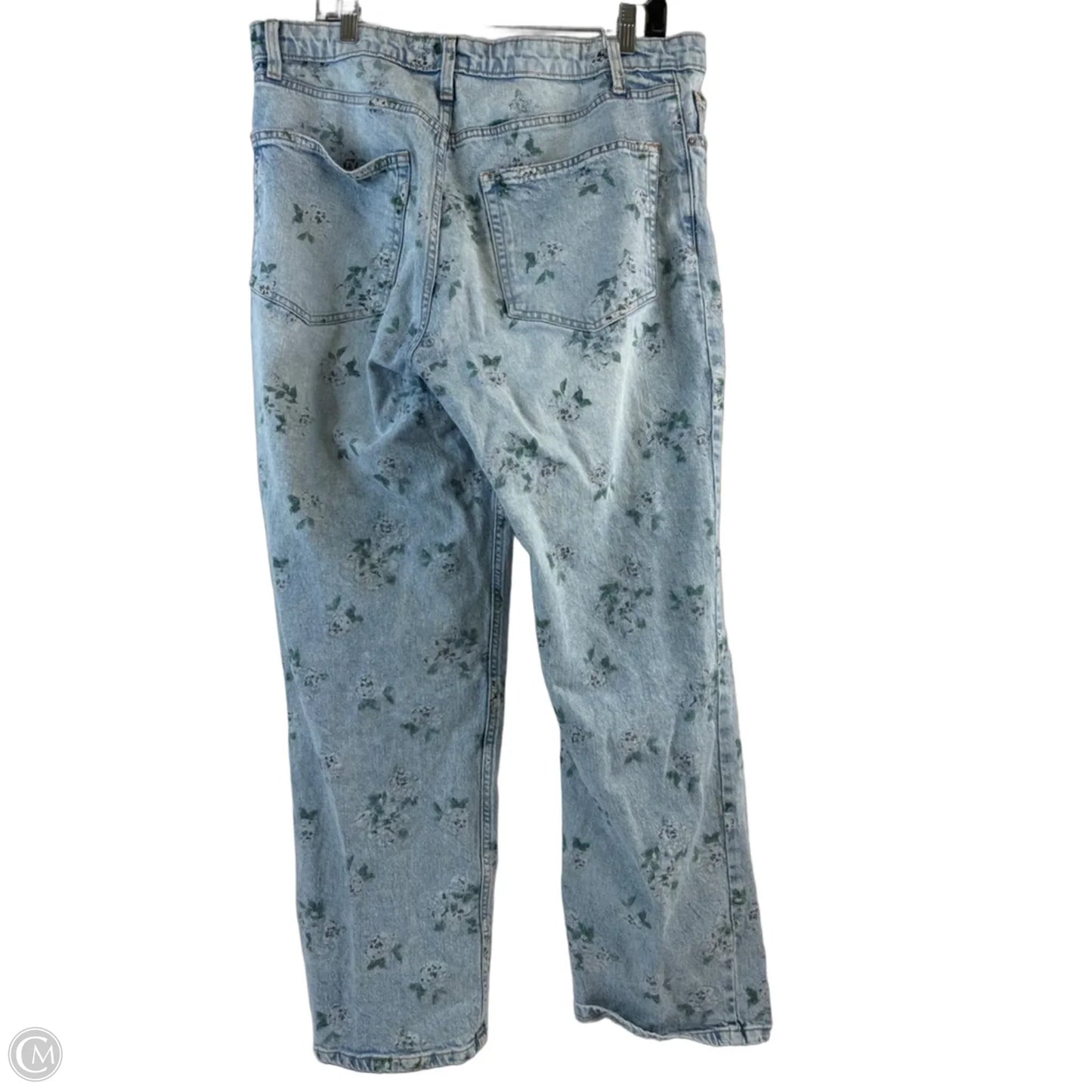 Jeans Straight By Wild Fable In Blue Denim, Size: 14
