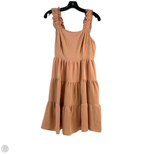 Dress Casual Short By Blu Pepper In Tan, Size: M