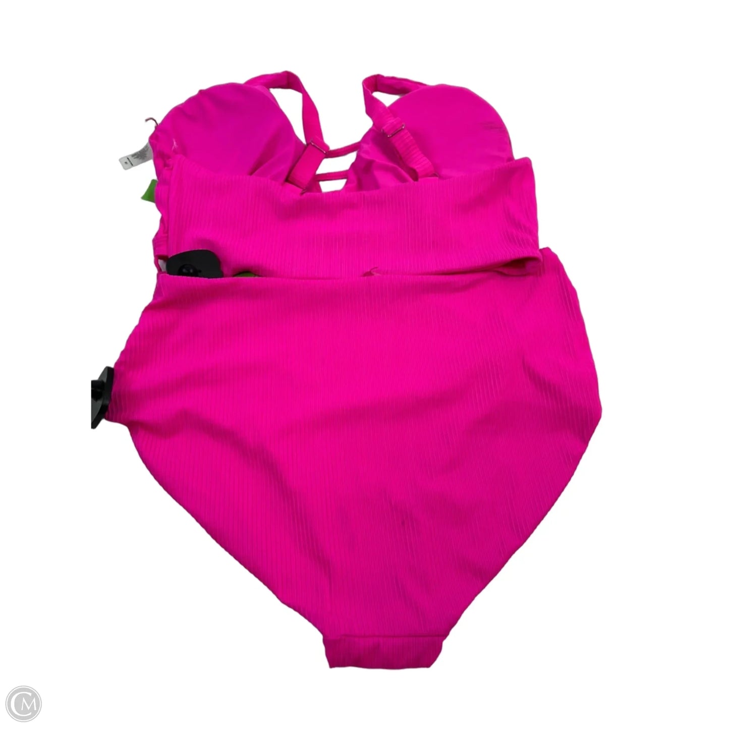 Swimsuit 2pc By Clothes Mentor In Pink, Size: 1x