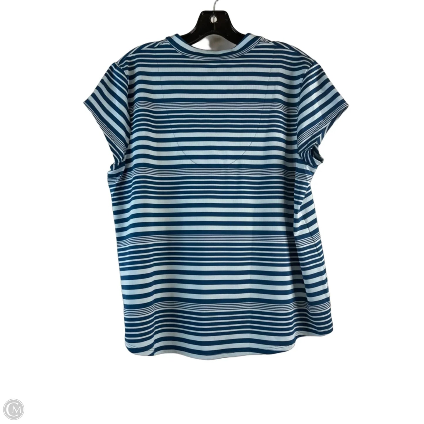 Top Short Sleeve Basic By Chicos In Blue, Size: L