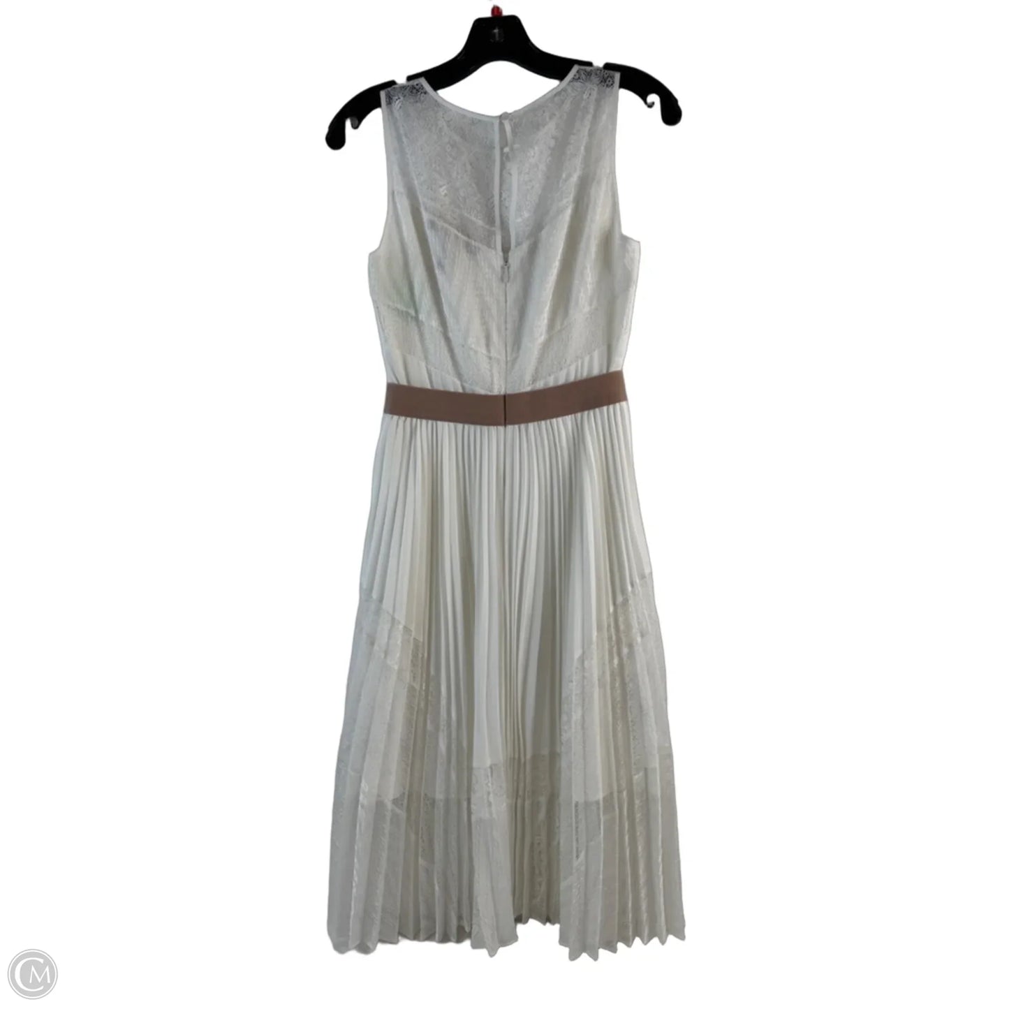 Dress Casual Midi By Bcbgmaxazria In White, Size: Xs