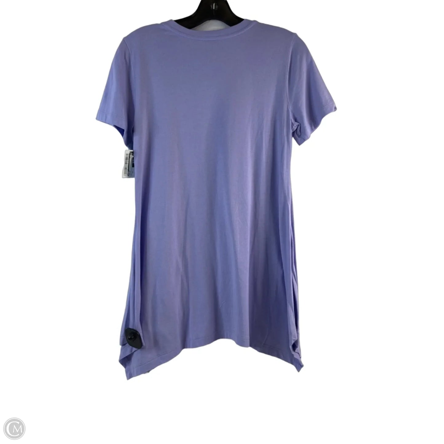Top Short Sleeve By Logo In Purple, Size: Xs