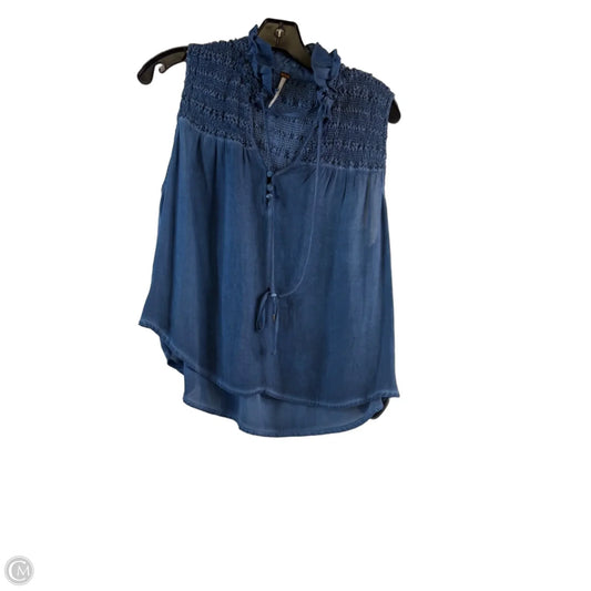 Top Sleeveless By Free People In Blue, Size: Sp