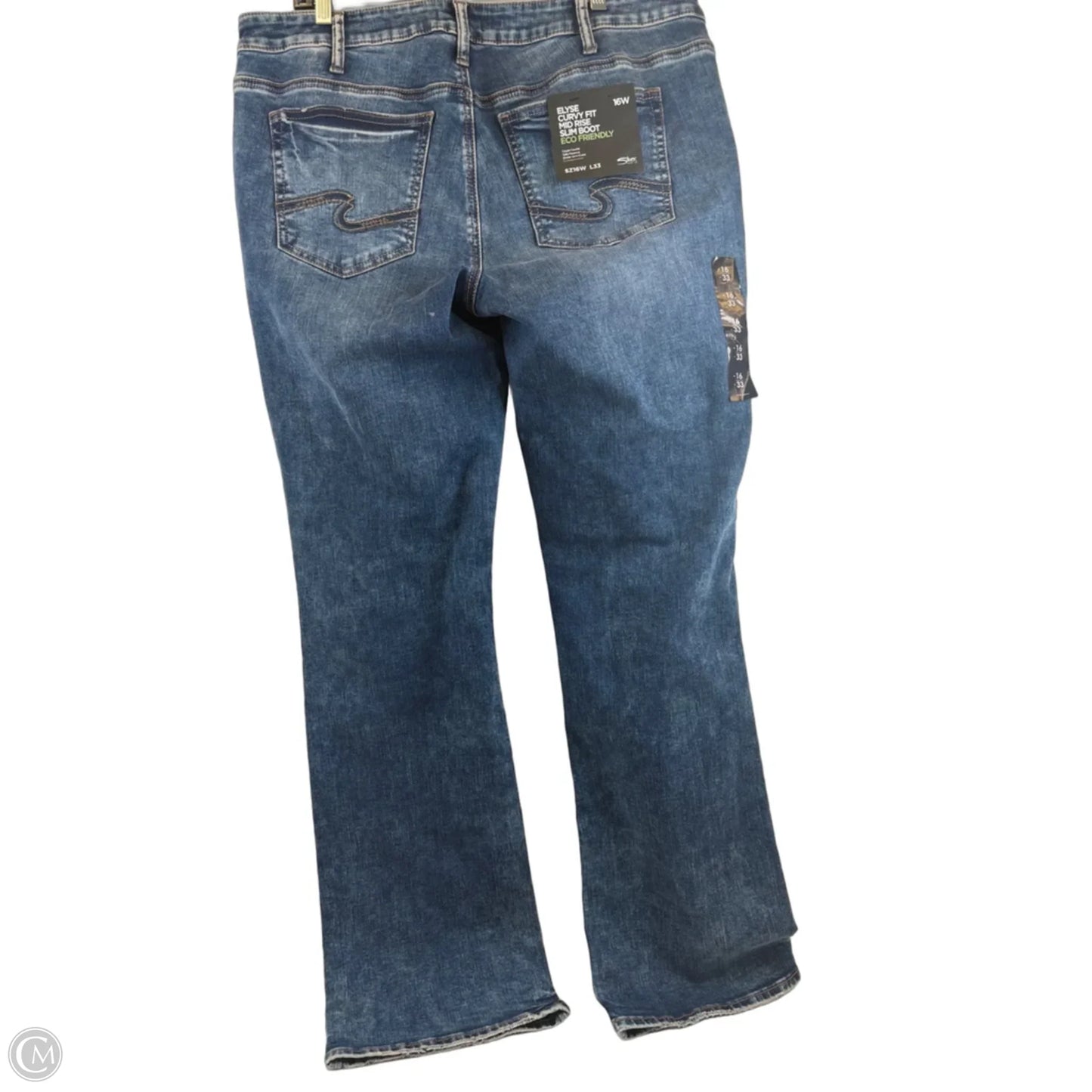 Jeans Boot Cut By Clothes Mentor In Blue Denim, Size: 16