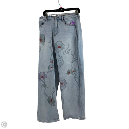 Jeans Wide Leg By Jessica Simpson In Blue Denim, Size: 2