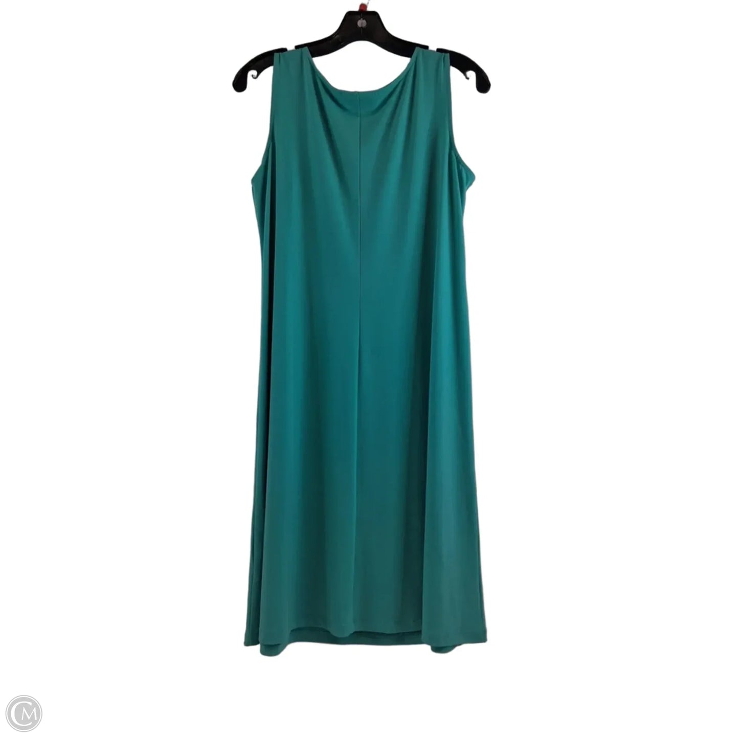 Dress Casual Midi By Susan Graver In Aqua, Size: Mp