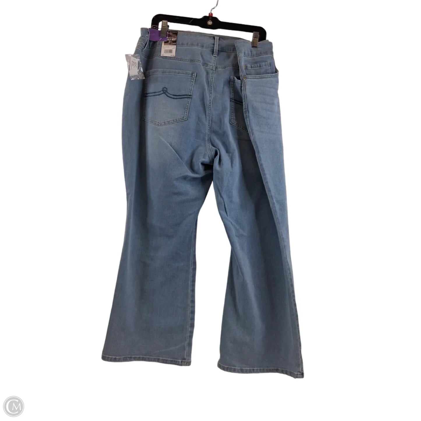 Jeans Boot Cut By Gloria Vanderbilt In Blue Denim, Size: 22