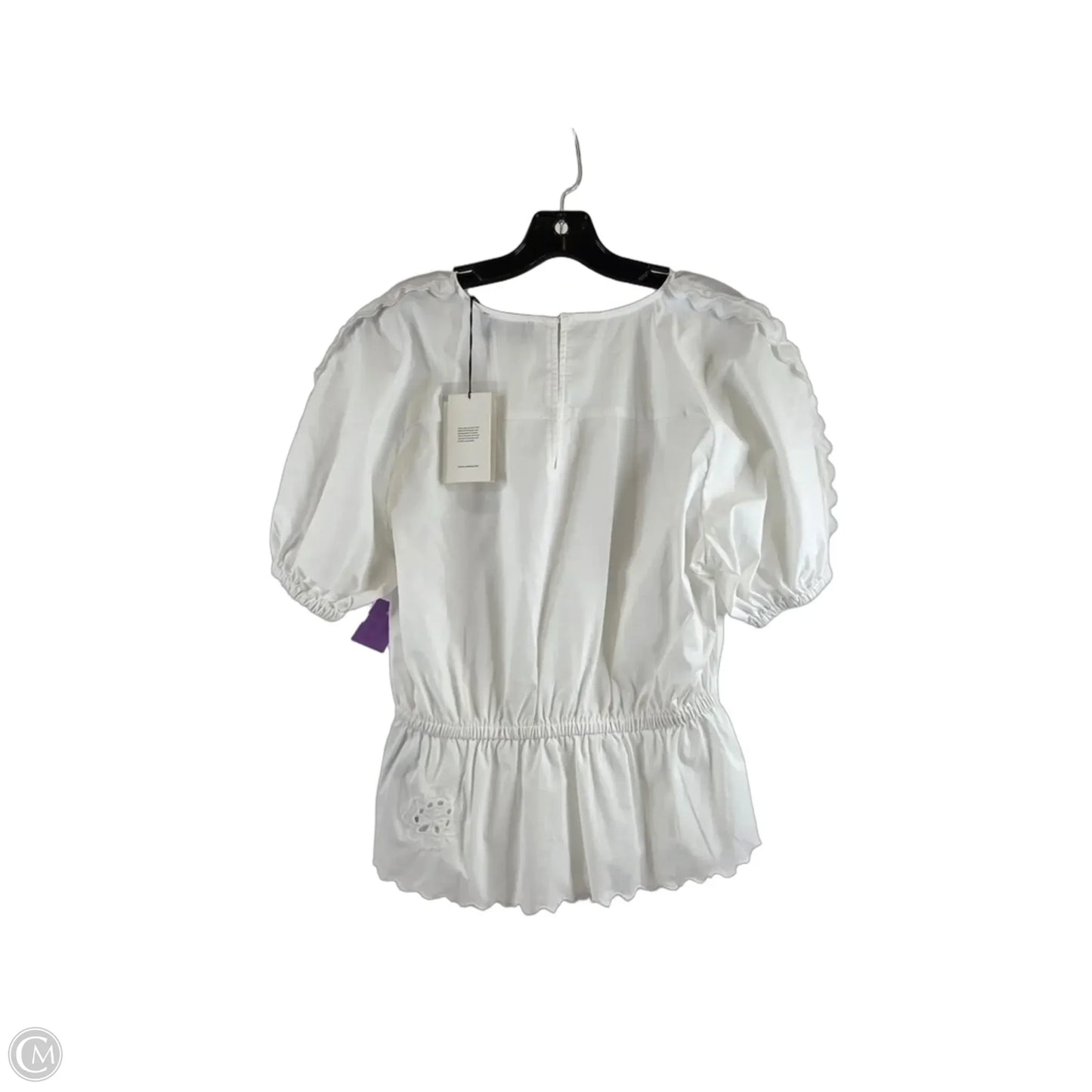 Top Short Sleeve Basic By 7 For All Mankind In White, Size: M