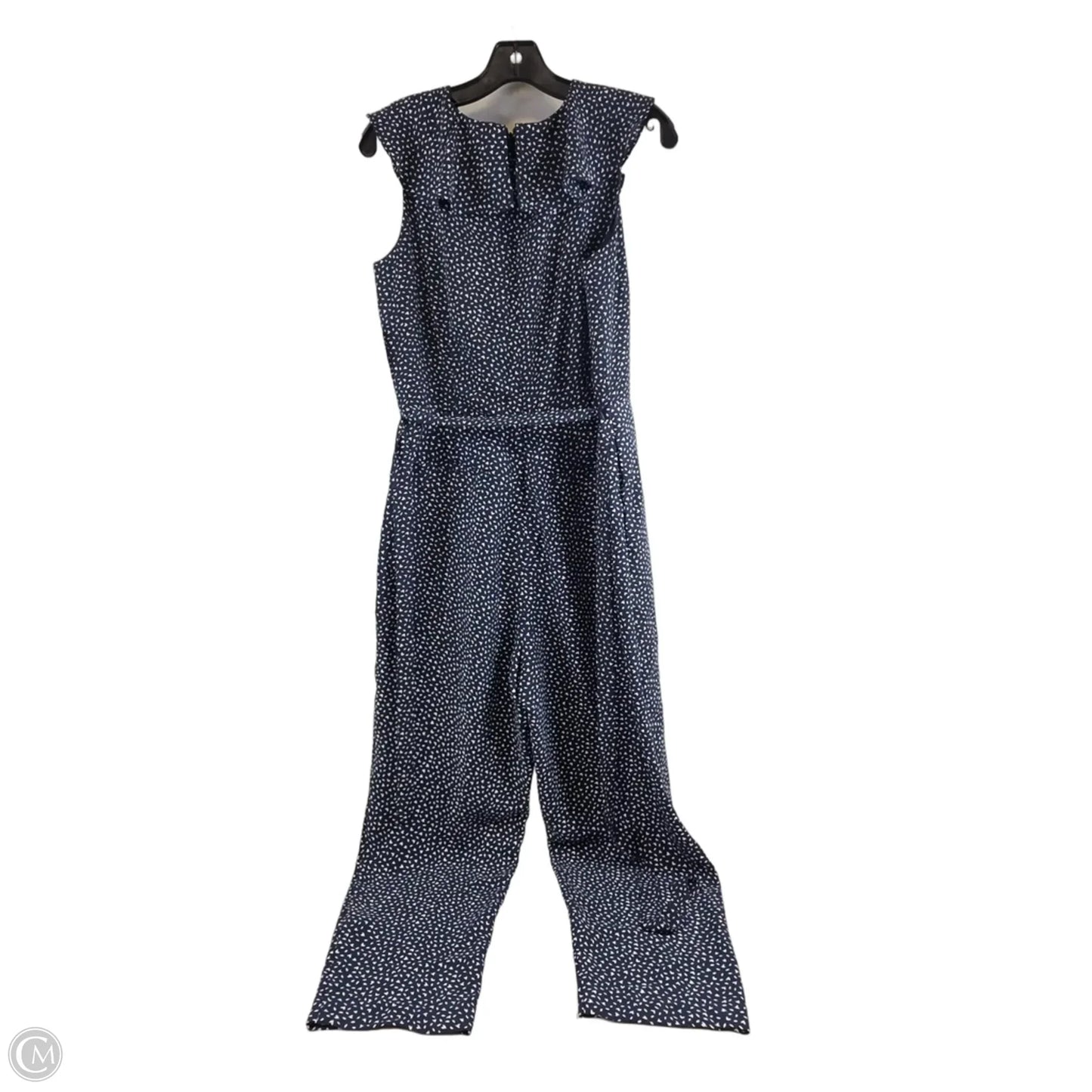 Jumpsuit By Banana Republic In Blue & White, Size: M