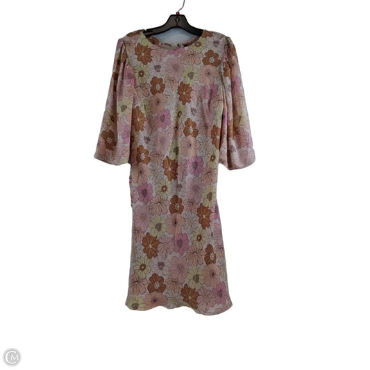 Dress Casual Midi By Asos In Floral Print, Size: M