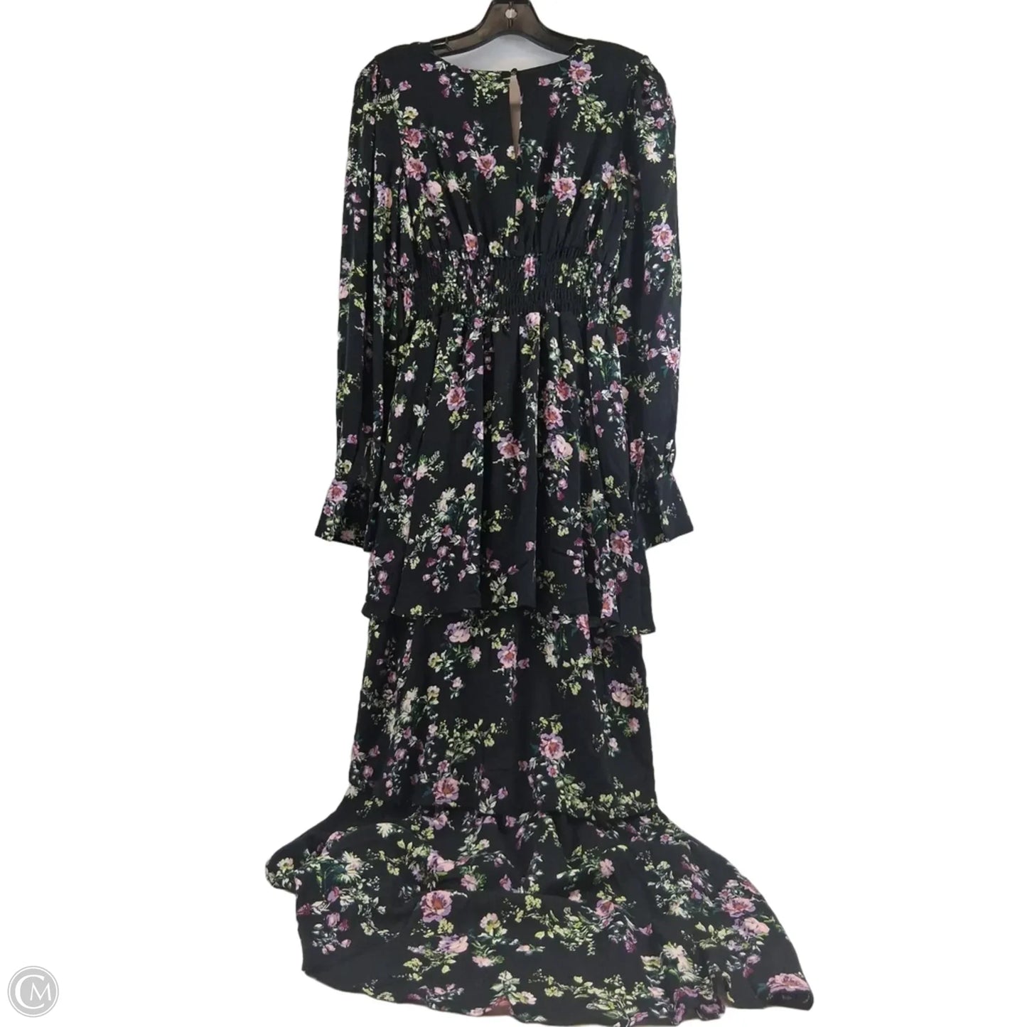 Dress Casual Maxi By Clothes Mentor In Black & Purple, Size: Xs