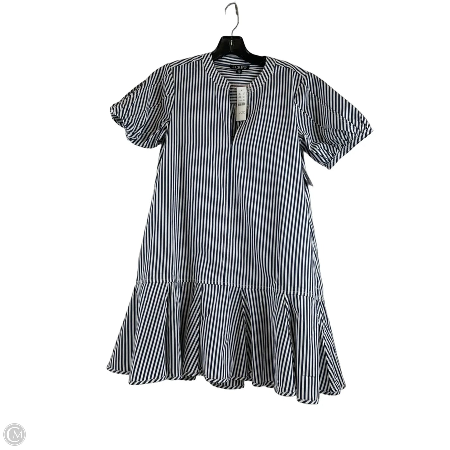 Dress Casual Short By J. Crew In Blue & White, Size: Xsp