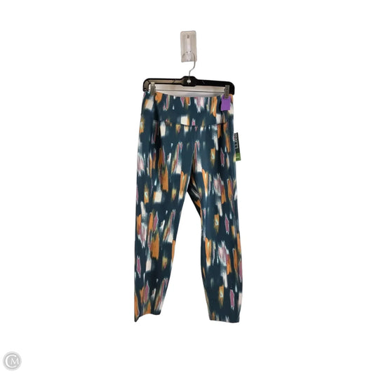 Athletic Leggings By L.l. Bean In Green & Yellow, Size: Mp