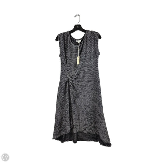Dress Casual Midi By Max Studio In Black & Cream, Size: L