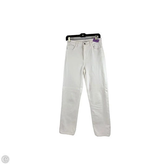 Jeans Straight By J Brand In White Denim, Size: 4