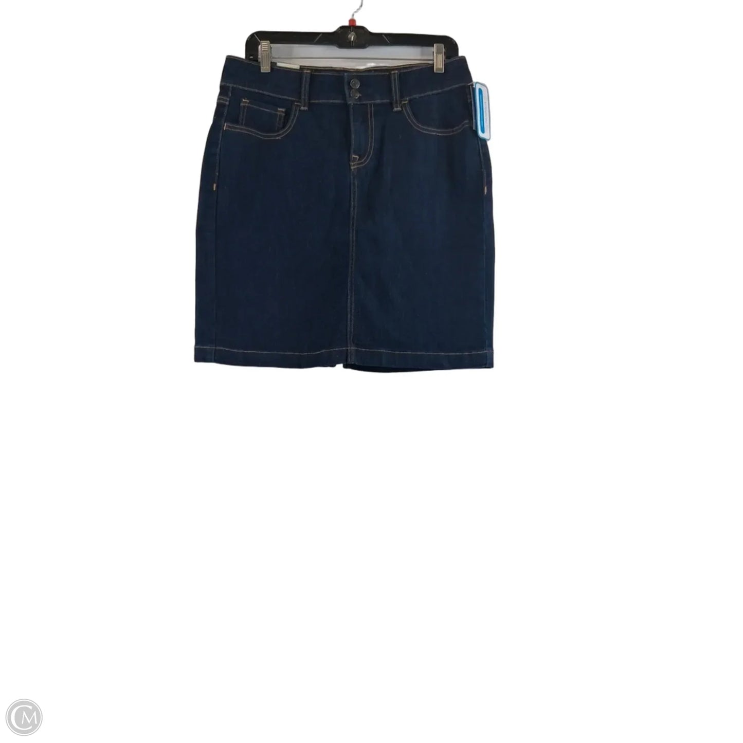 Skirt Midi By Old Navy In Blue Denim, Size: 8